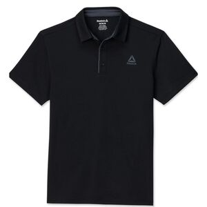 Reebok Men's Performance Polo Black Shirt - L